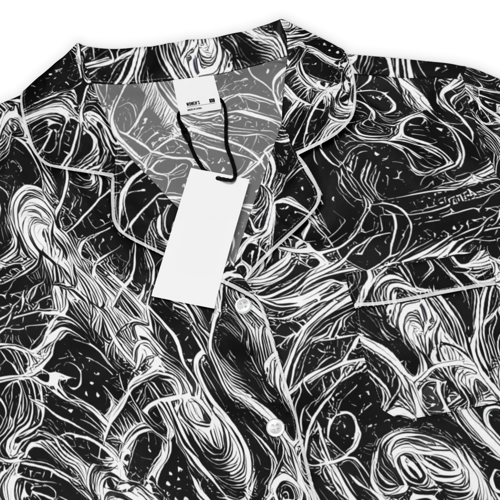 Ivory Riot on Women's Short Sleeve Pajama Top — Product details