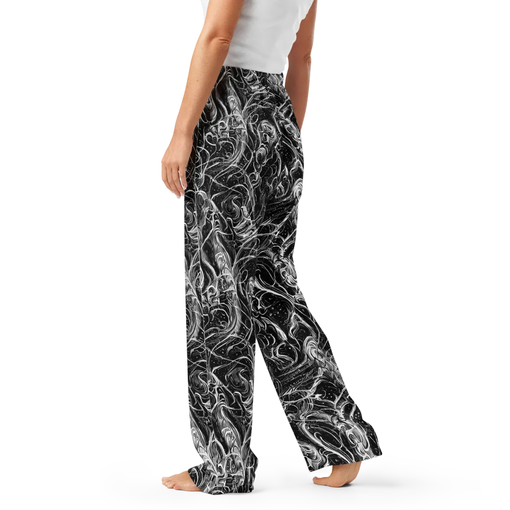 Ivory Riot on Women's Pajama Pants — Left