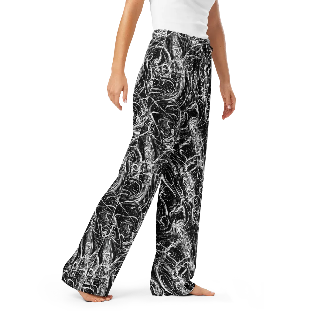 Ivory Riot on Women's Pajama Pants — Right Front