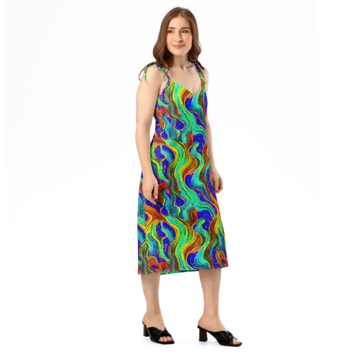 Tidal Technicolor on a Slip Dress