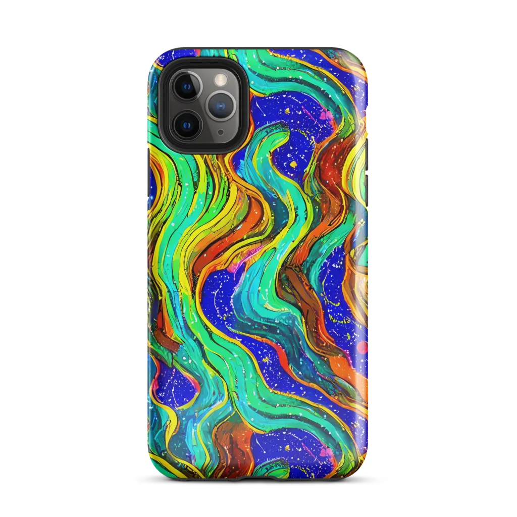 Tidal Technicolor on Tough Case for iPhone® — Front