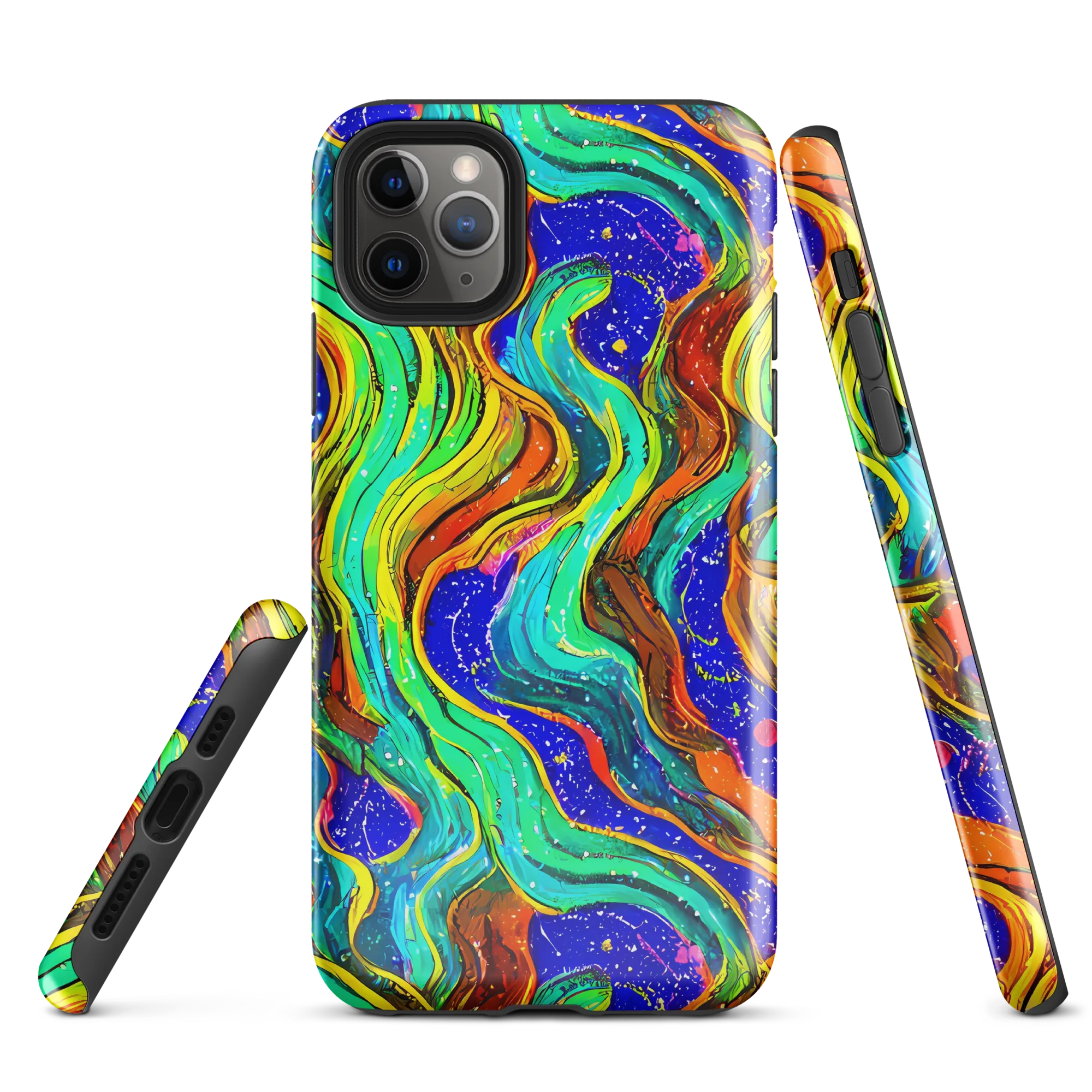 Tidal Technicolor on Tough Case for iPhone® — Front