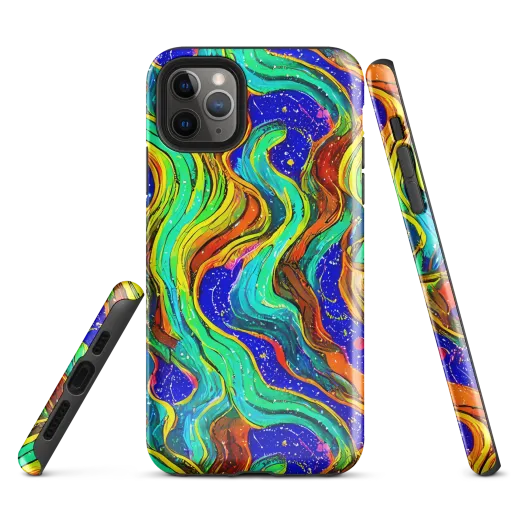 Tidal Technicolor on a Tough Case for iPhone®