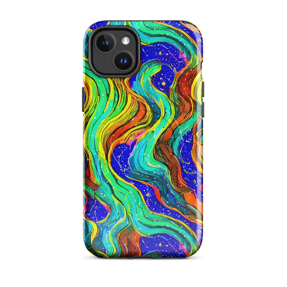 Tidal Technicolor on MagSafe Tough Case for iPhone® — Front