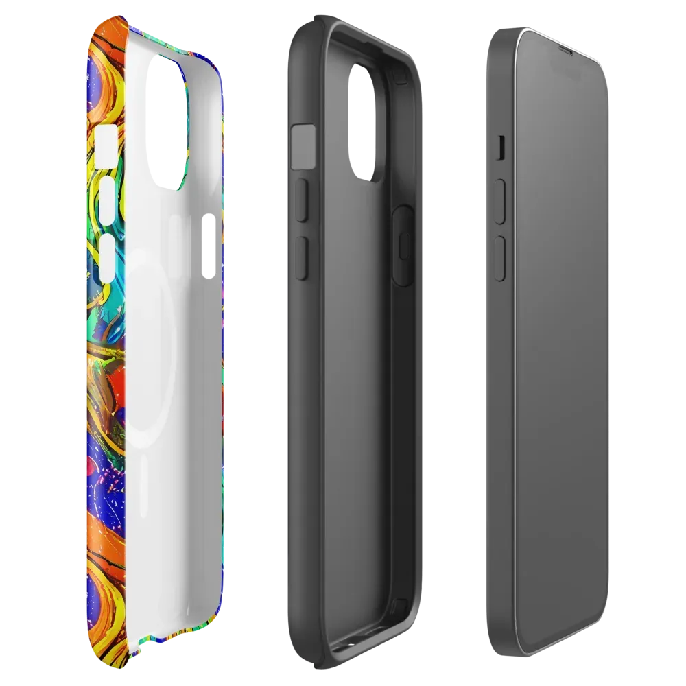Tidal Technicolor on MagSafe Tough Case for iPhone® — Front