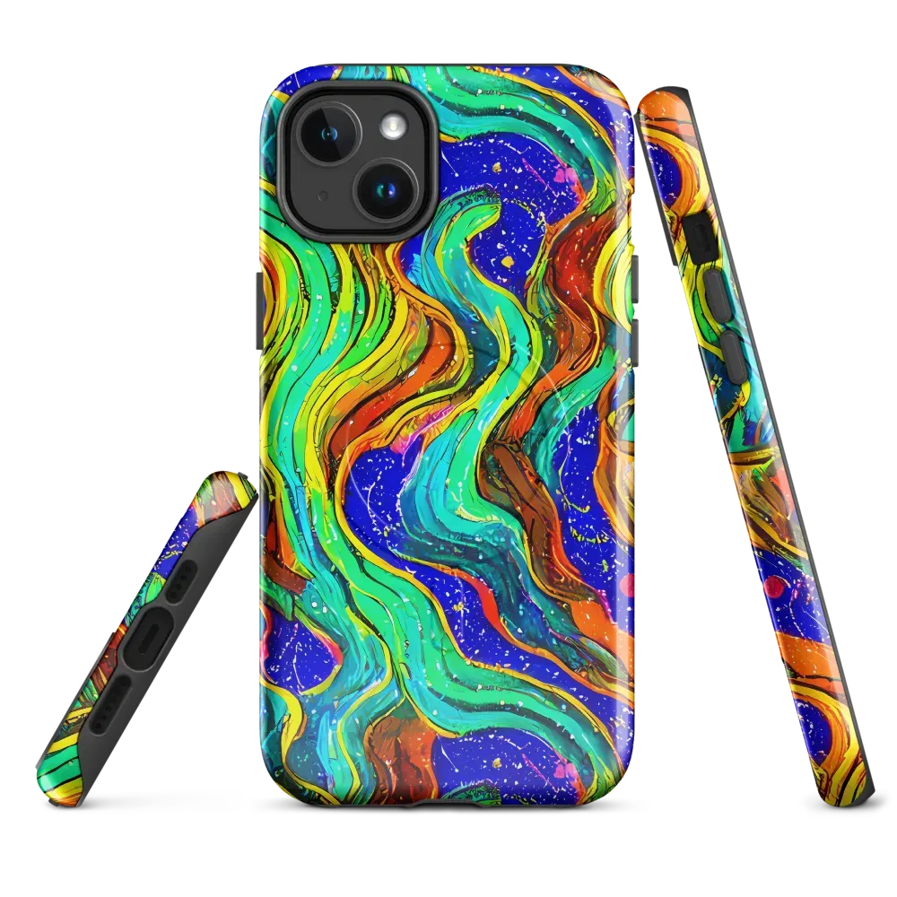 Tidal Technicolor on MagSafe Tough Case for iPhone® — Front