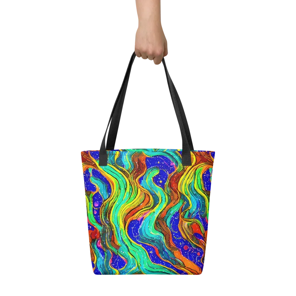 Tidal Technicolor on Tote Bag — Front