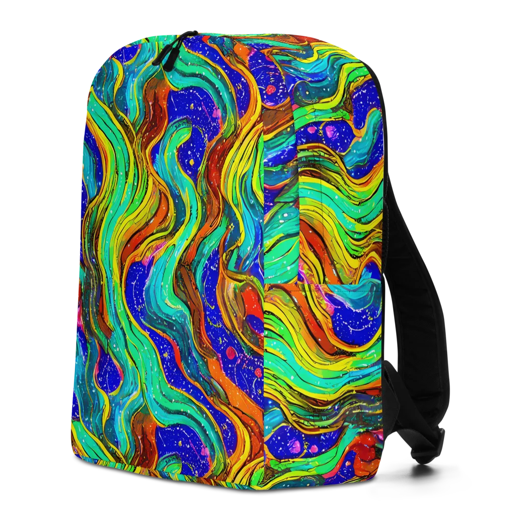 Tidal Technicolor on Minimalist Backpack — Left