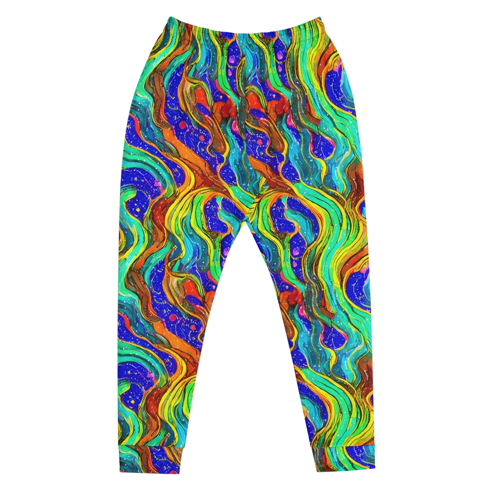 Tidal Technicolor on Men's Joggers — Front