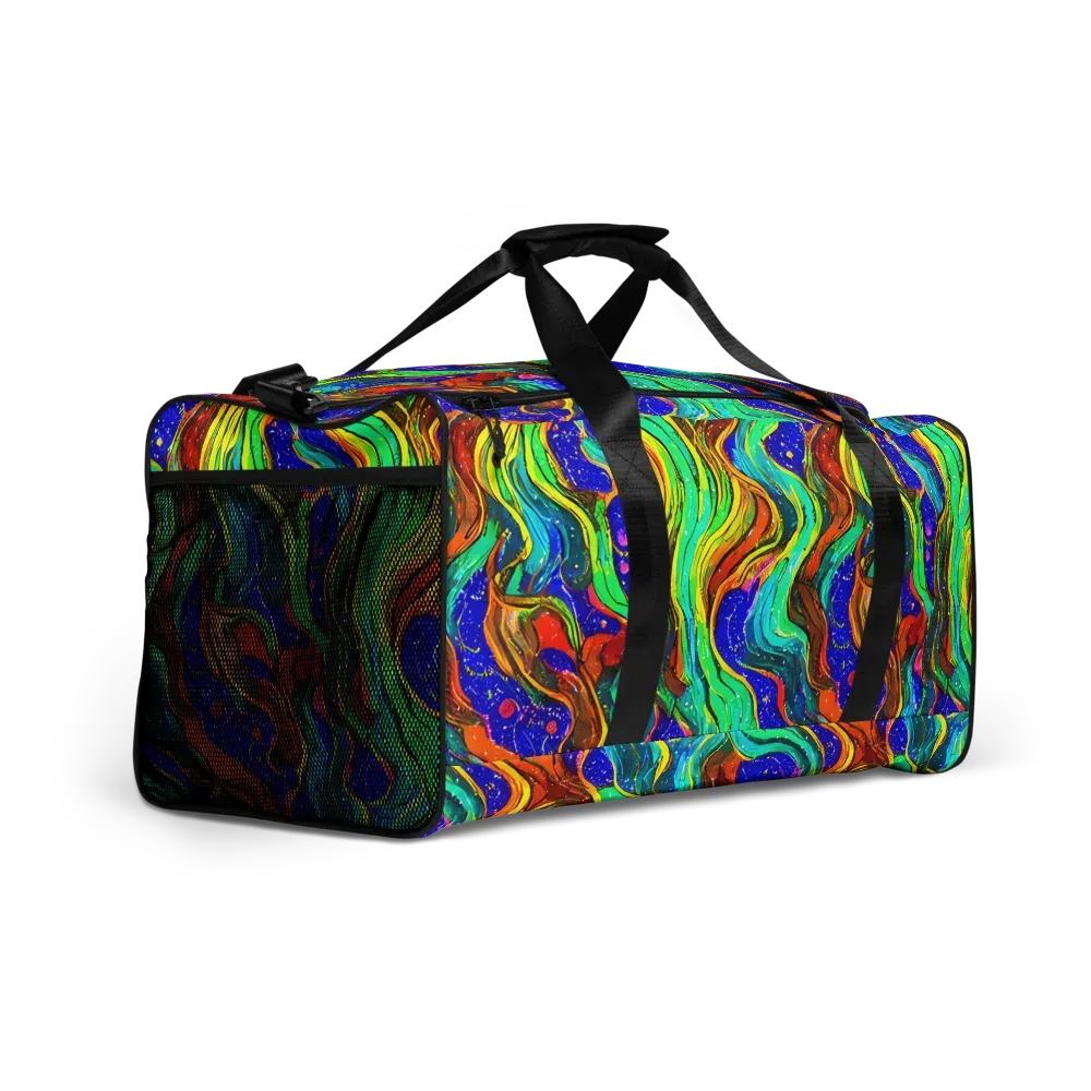 Tidal Technicolor on Duffle Bag — Right Front