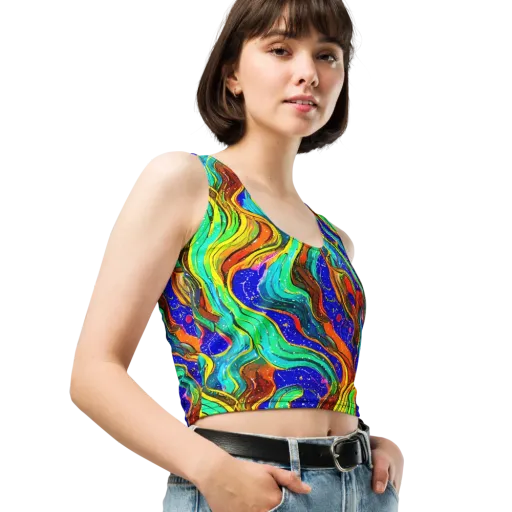 Tidal Technicolor on a Crop Top