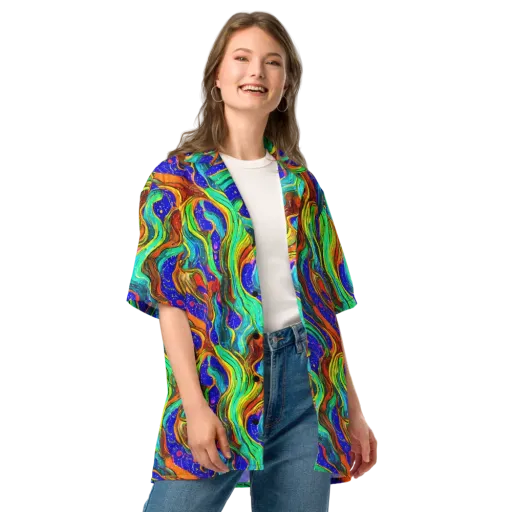 Tidal Technicolor on a Button Shirt