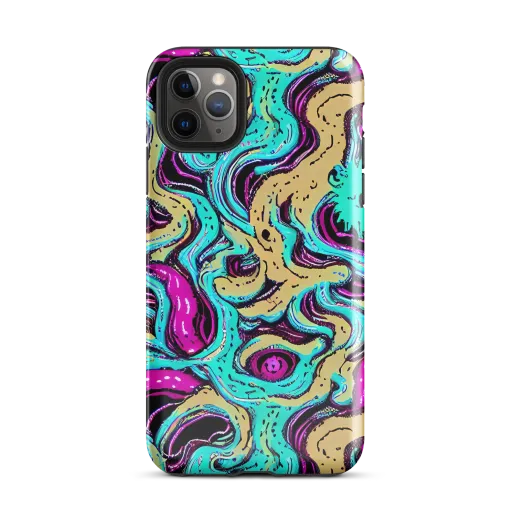 Neon Spill on a Tough Case for iPhone®