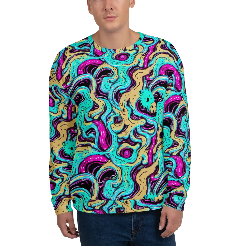 Neon Spill on Sweatshirt — Front