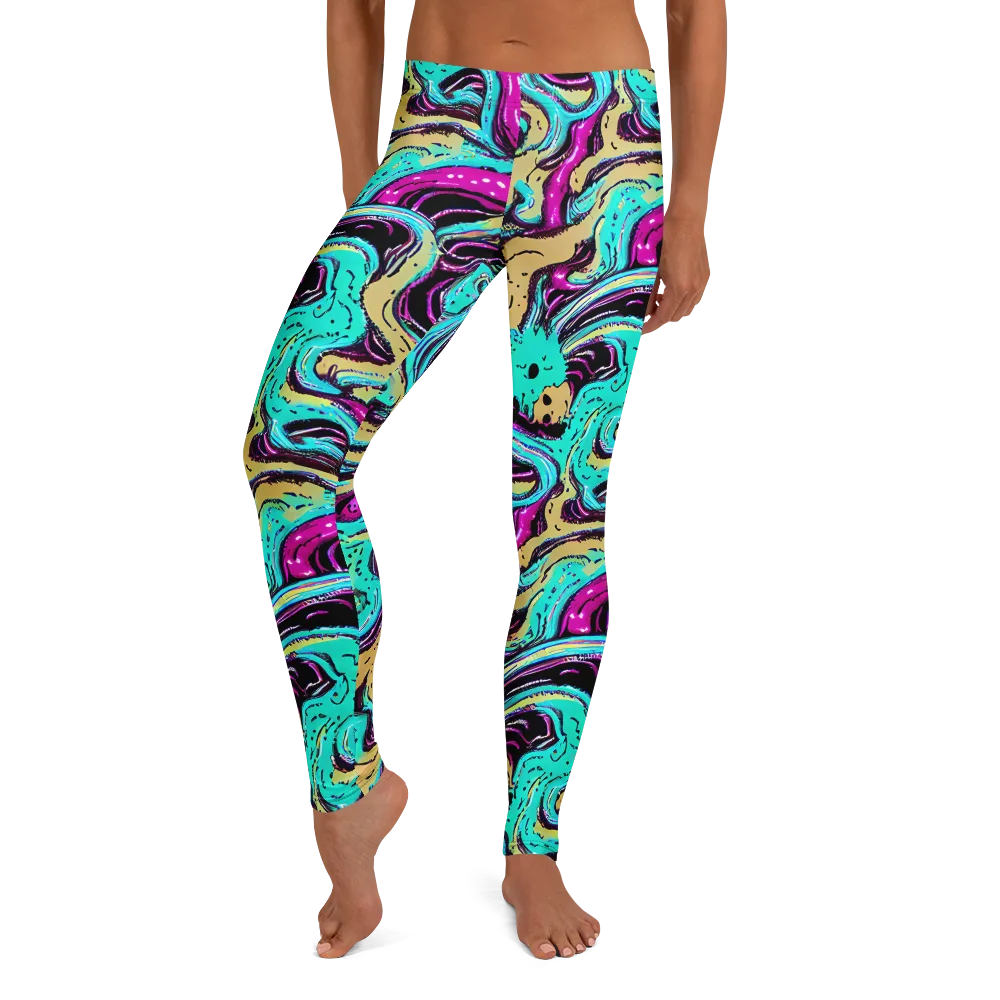 Neon Spill on Leggings — Front
