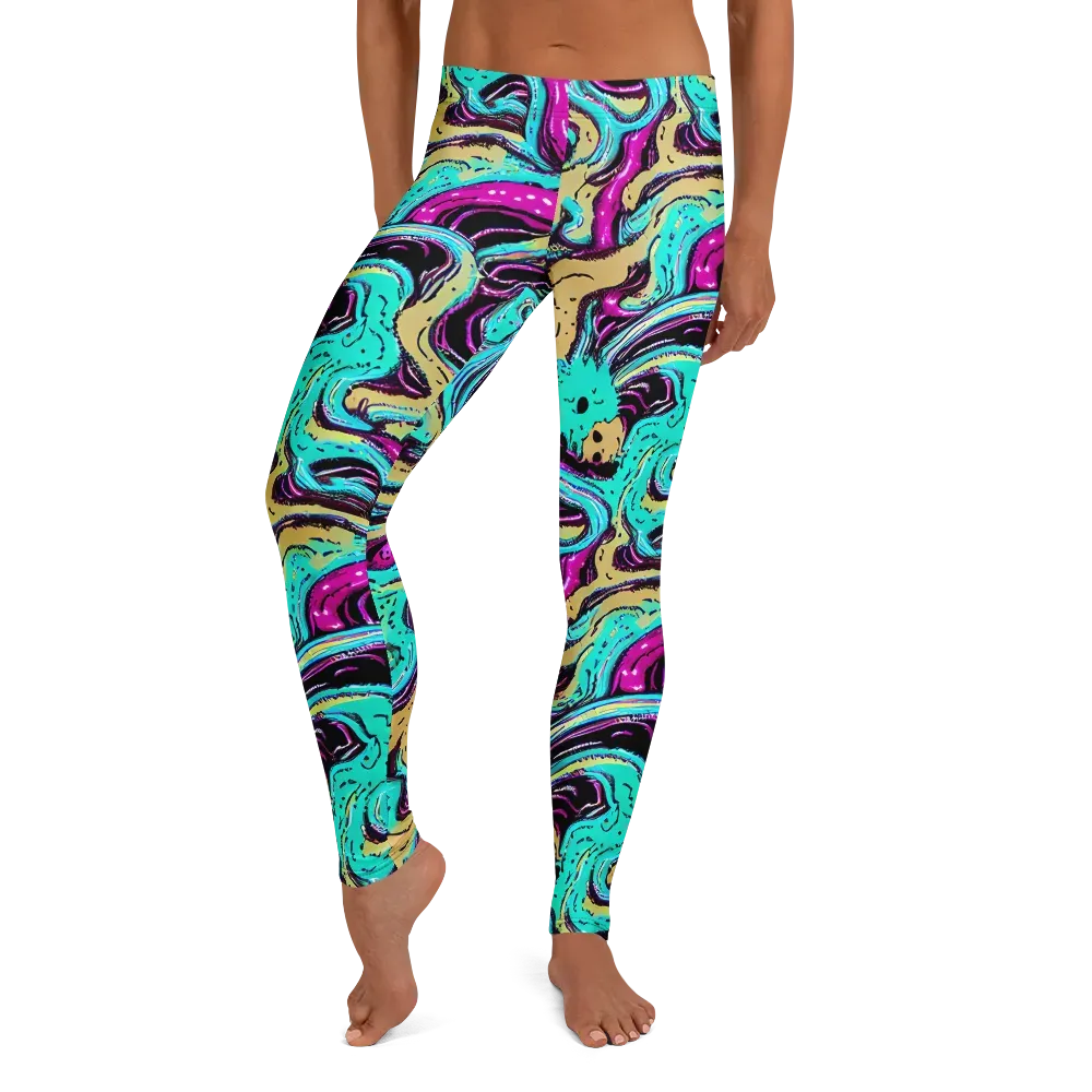 Neon Spill on Leggings — Front