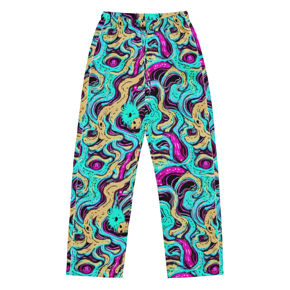 Neon Spill on Women's Pajama Pants — Front