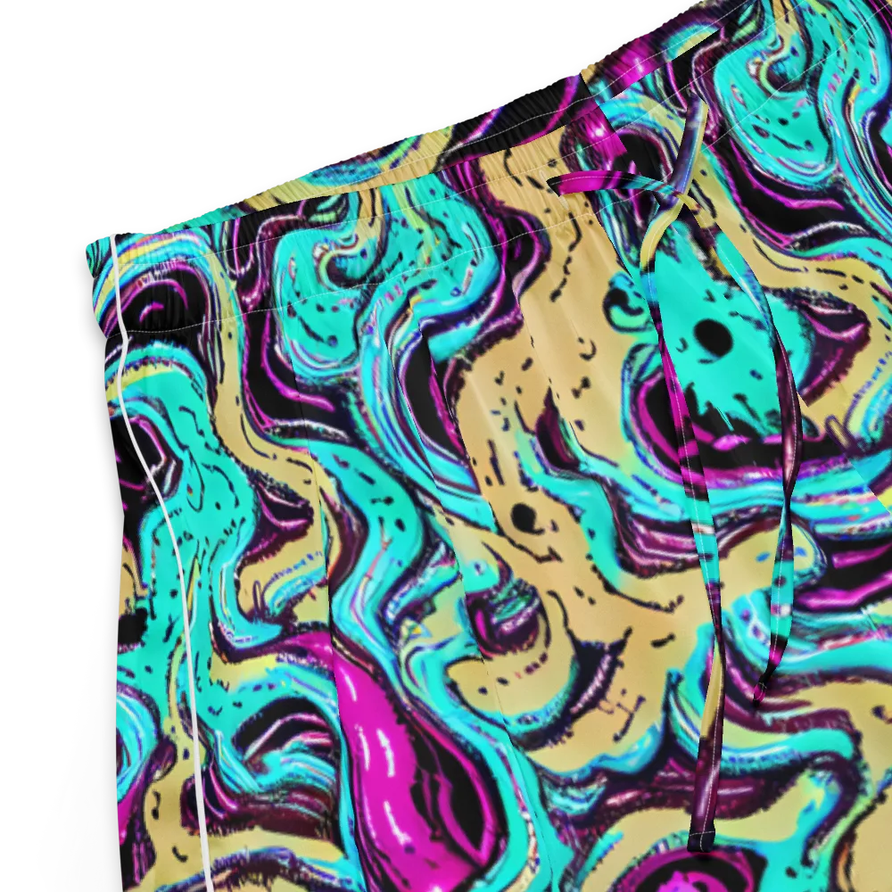Neon Spill on Women's Pajama Shorts — Product details