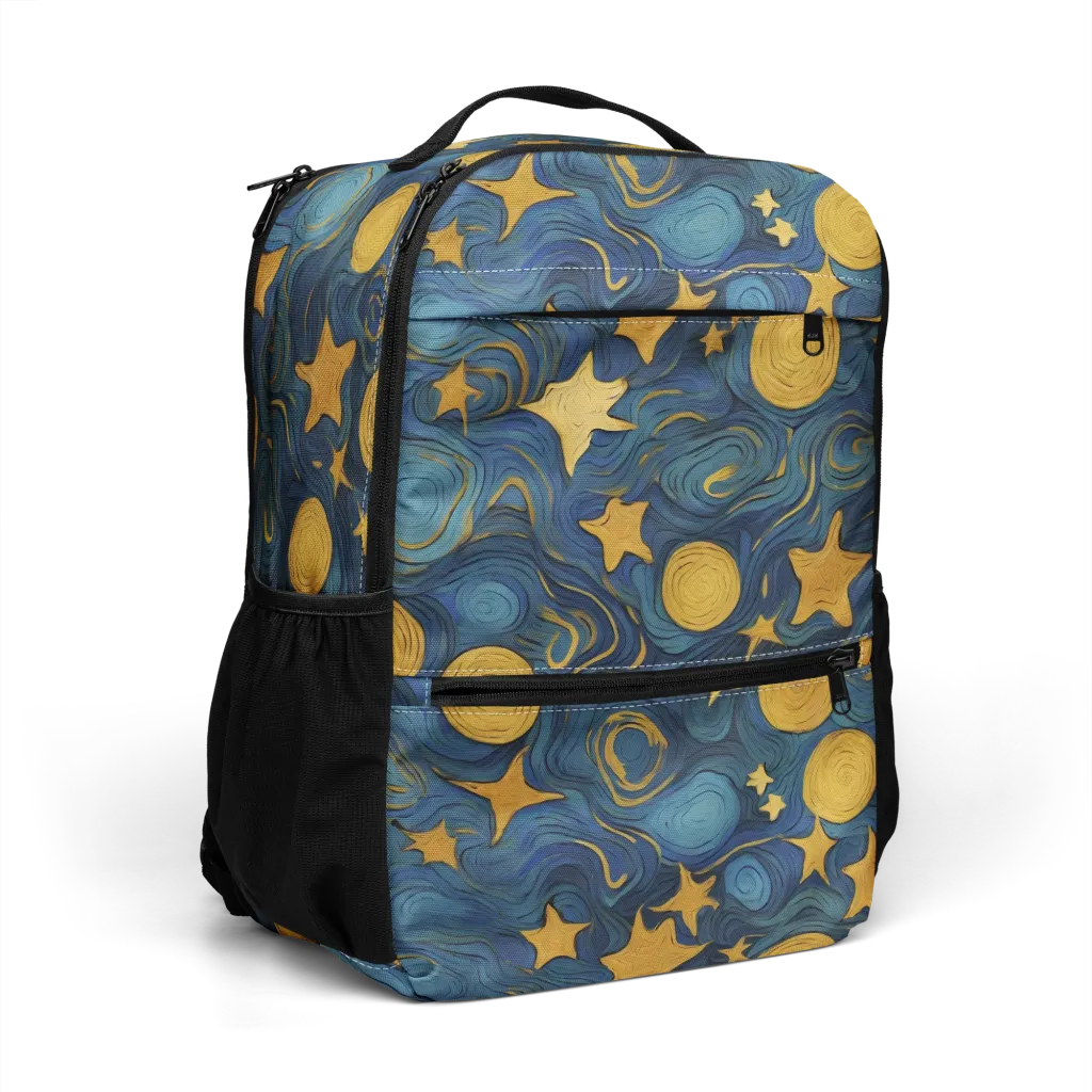 Gilded Galaxy on Utility Backpack — Right Front