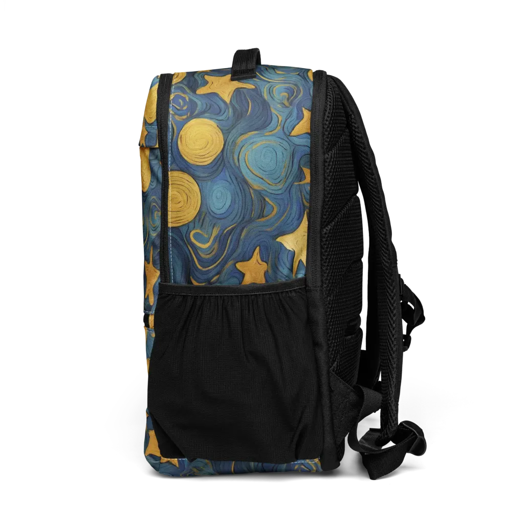Gilded Galaxy on Utility Backpack — Left