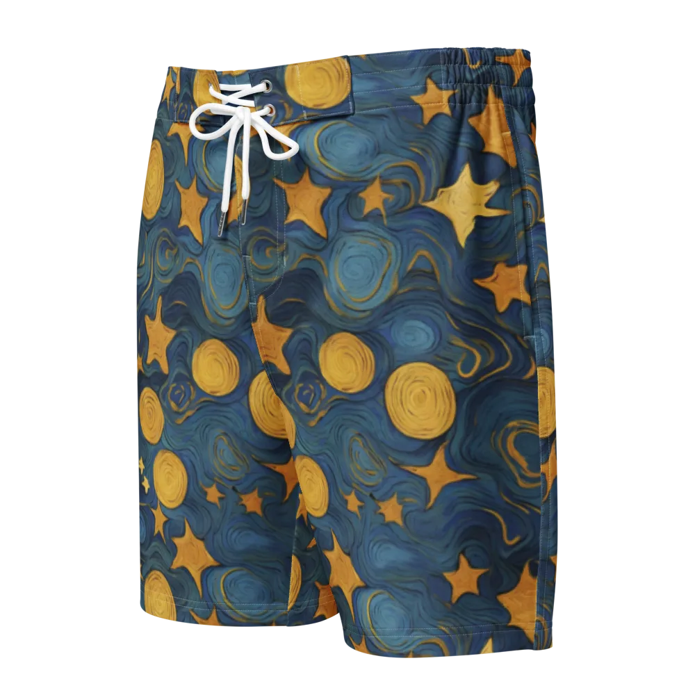 Gilded Galaxy on Men's Board Shorts — Front