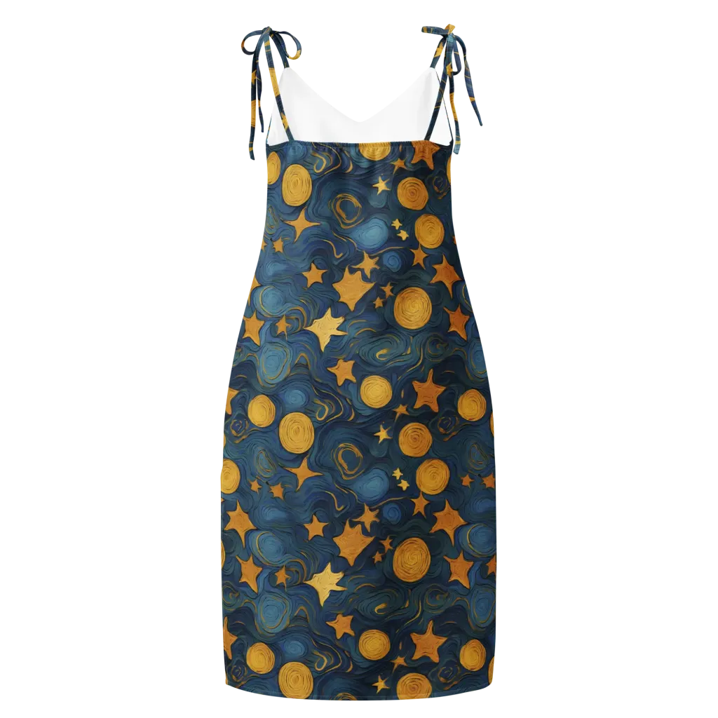 Gilded Galaxy on Slip Dress — Back