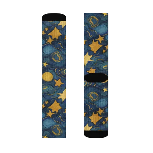 Gilded Galaxy on a Socks