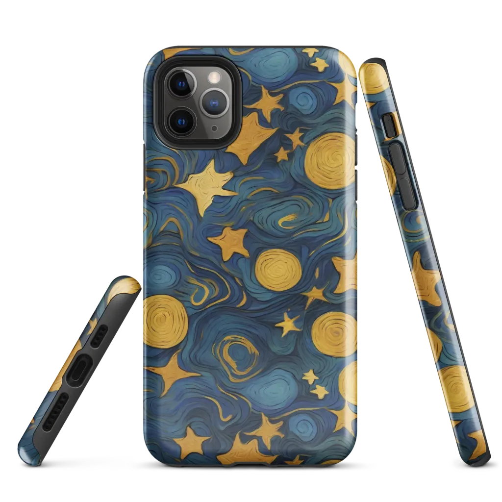 Gilded Galaxy on Tough Case for iPhone® — Front