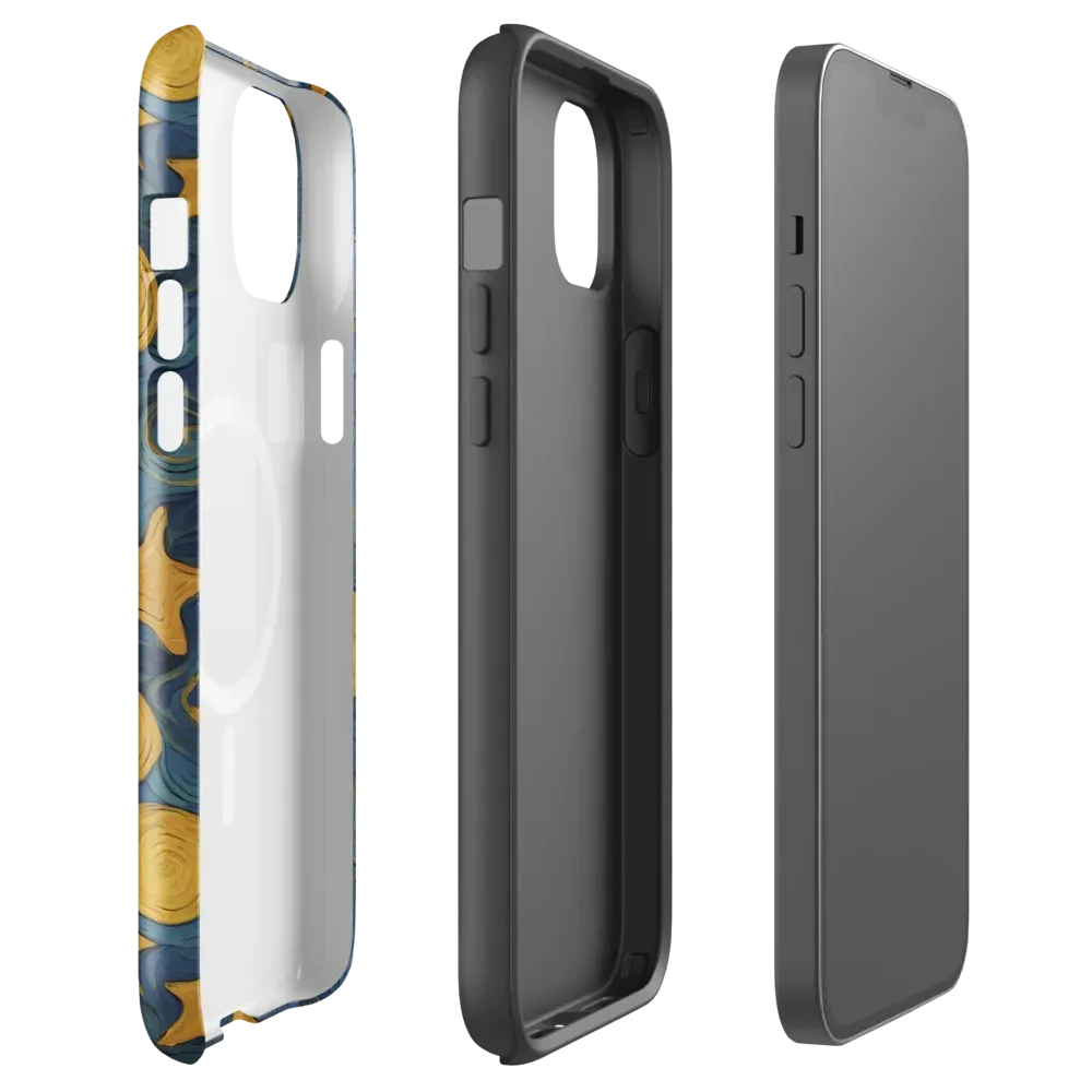 Gilded Galaxy on MagSafe Tough Case for iPhone® — Front