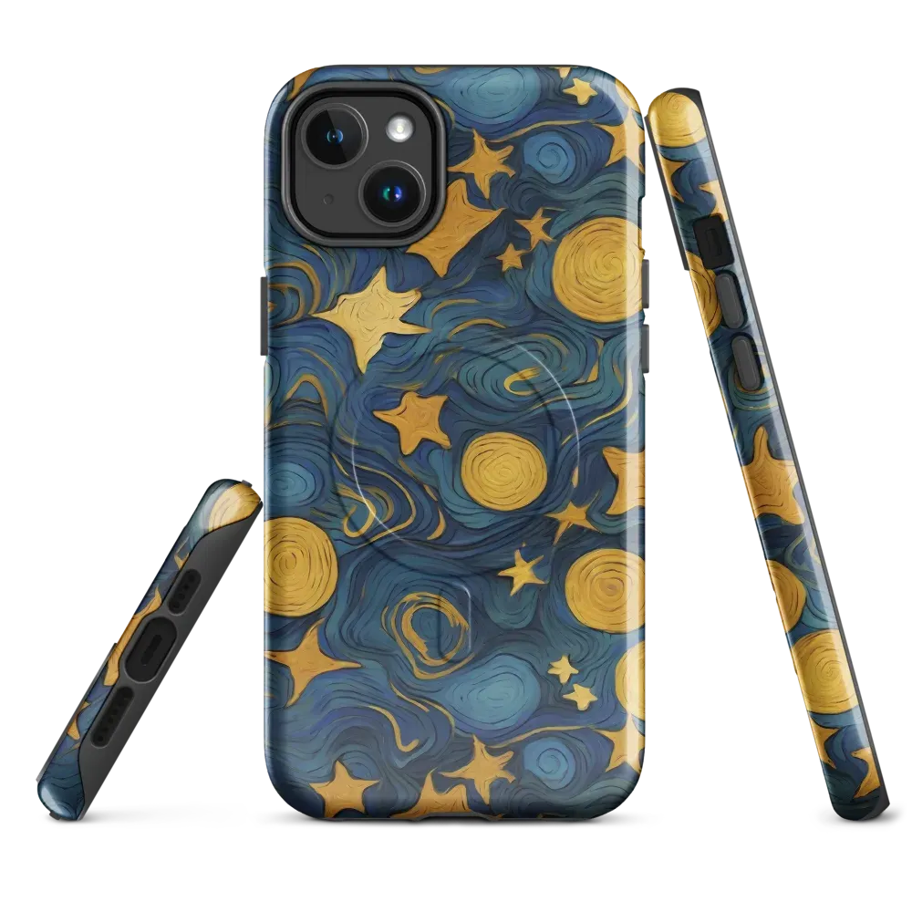 Gilded Galaxy on MagSafe Tough Case for iPhone® — Front