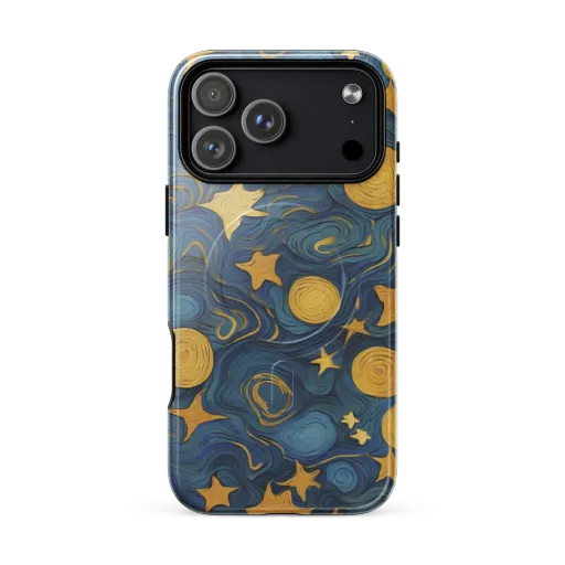 Gilded Galaxy on a MagSafe Tough Case for iPhone®