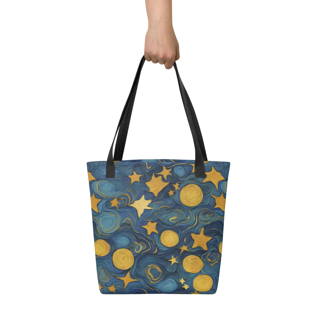 Gilded Galaxy on Tote Bag — Front