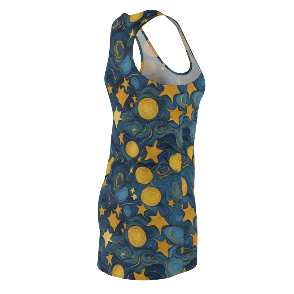 Gilded Galaxy on Racerback Dress — Back Side