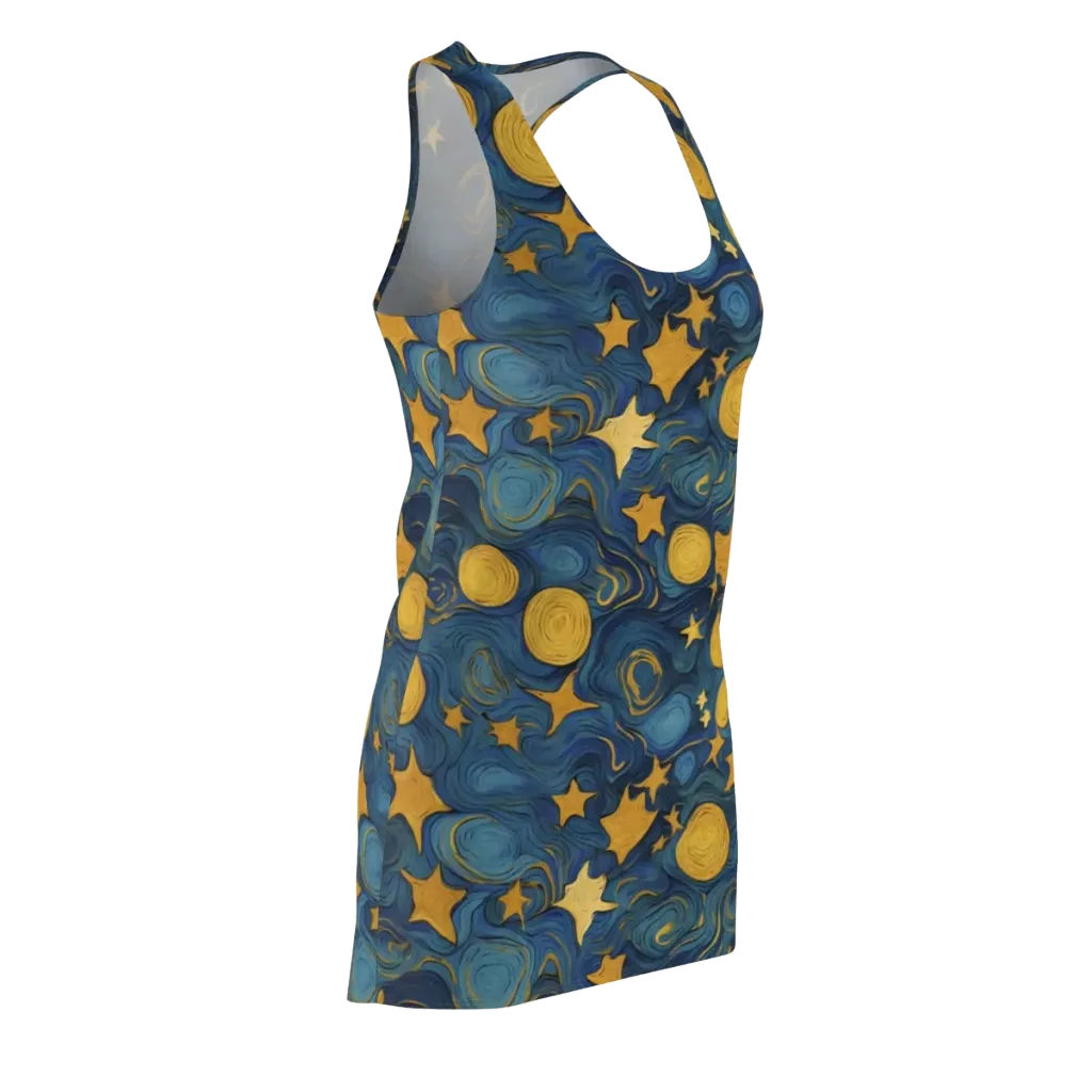 Gilded Galaxy on Racerback Dress — Front Side