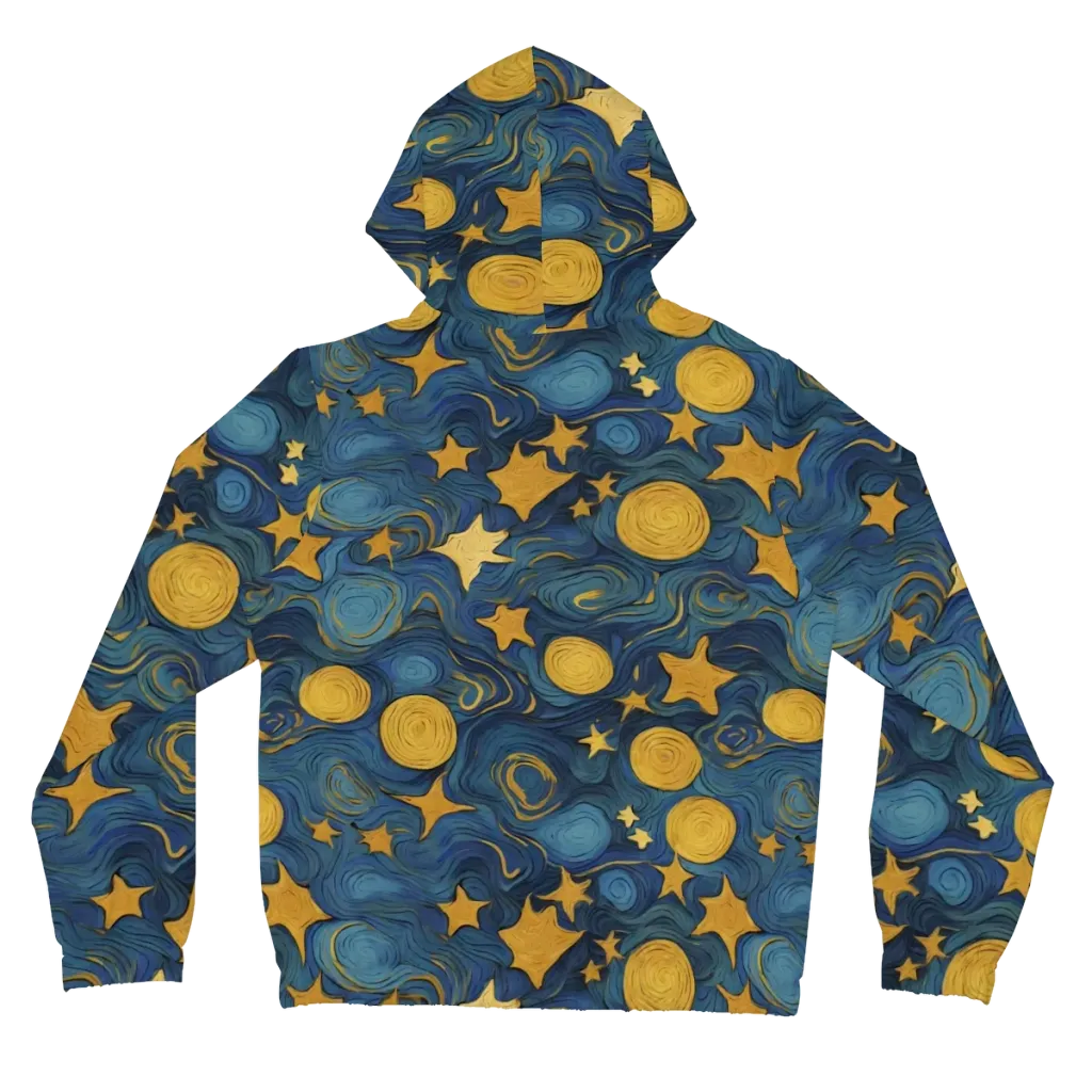 Gilded Galaxy on Women's Full-Zip Hoodie — Back