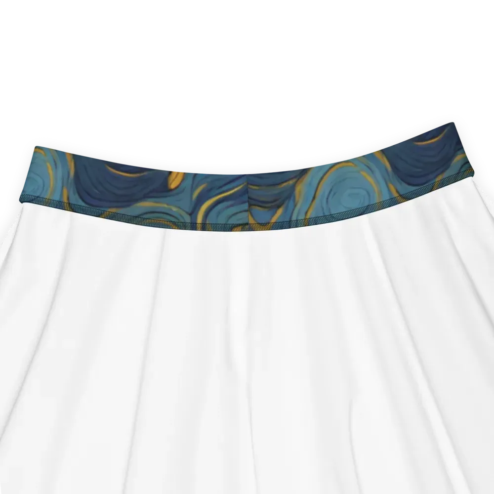 Gilded Galaxy on Skater Skirt — Product details
