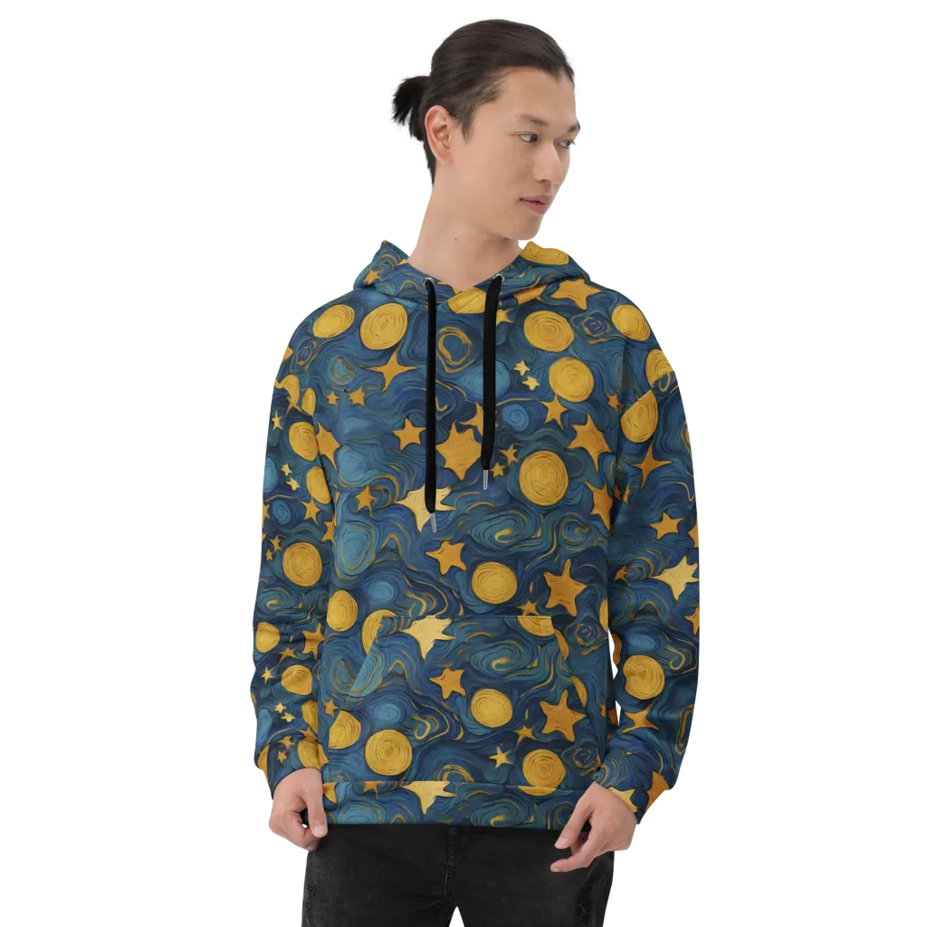 Gilded Galaxy on Hoodie — Front
