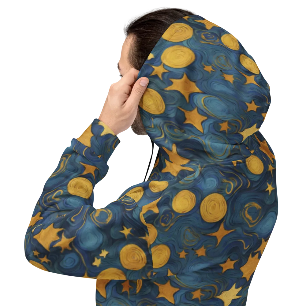 Gilded Galaxy on Hoodie — Back
