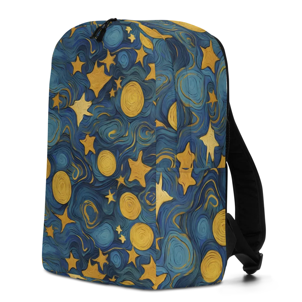 Gilded Galaxy on Minimalist Backpack — Left