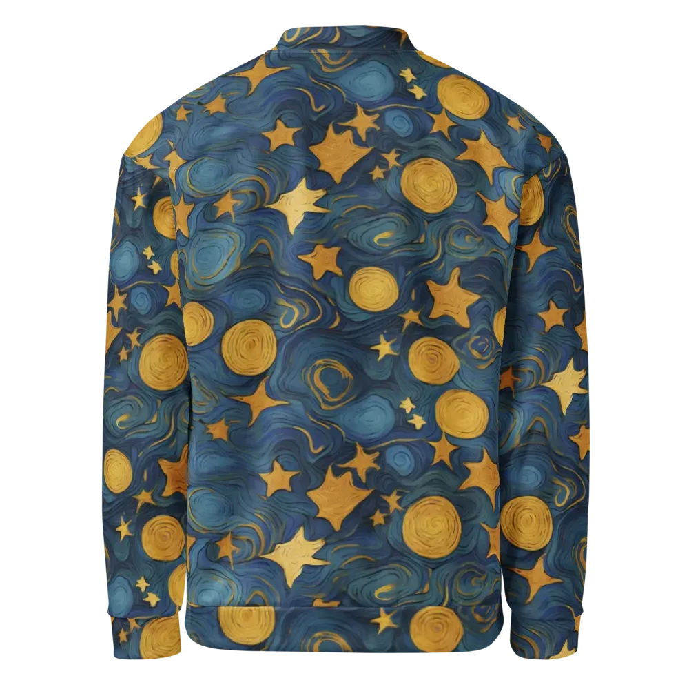Gilded Galaxy on Bomber Jacket — Back