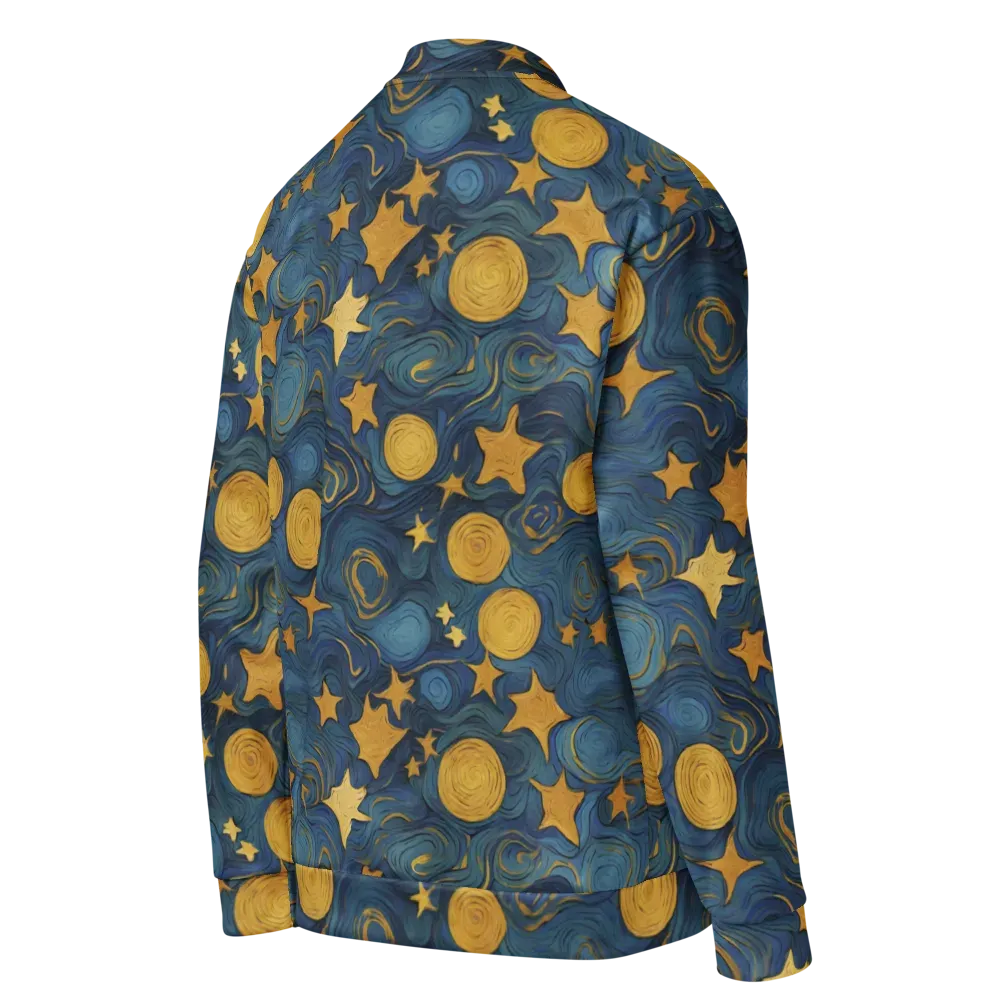 Gilded Galaxy on Bomber Jacket — Right Back