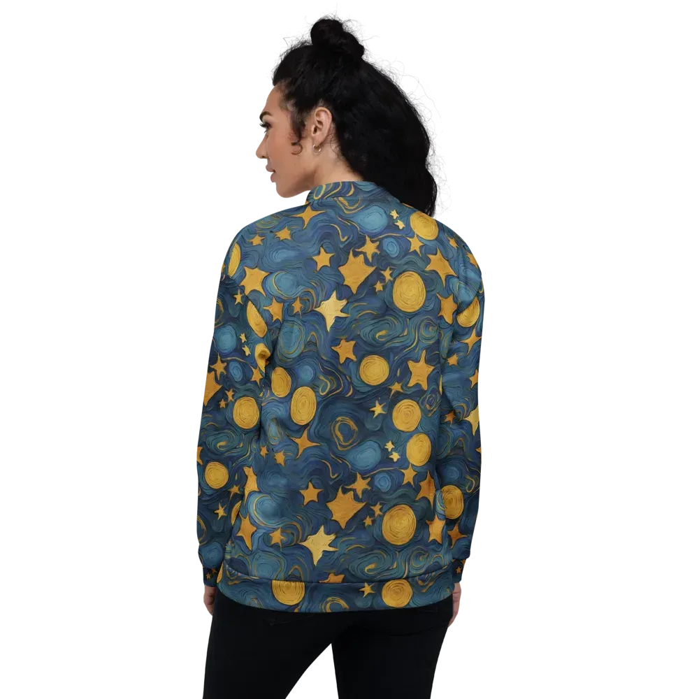 Gilded Galaxy on Bomber Jacket — Back