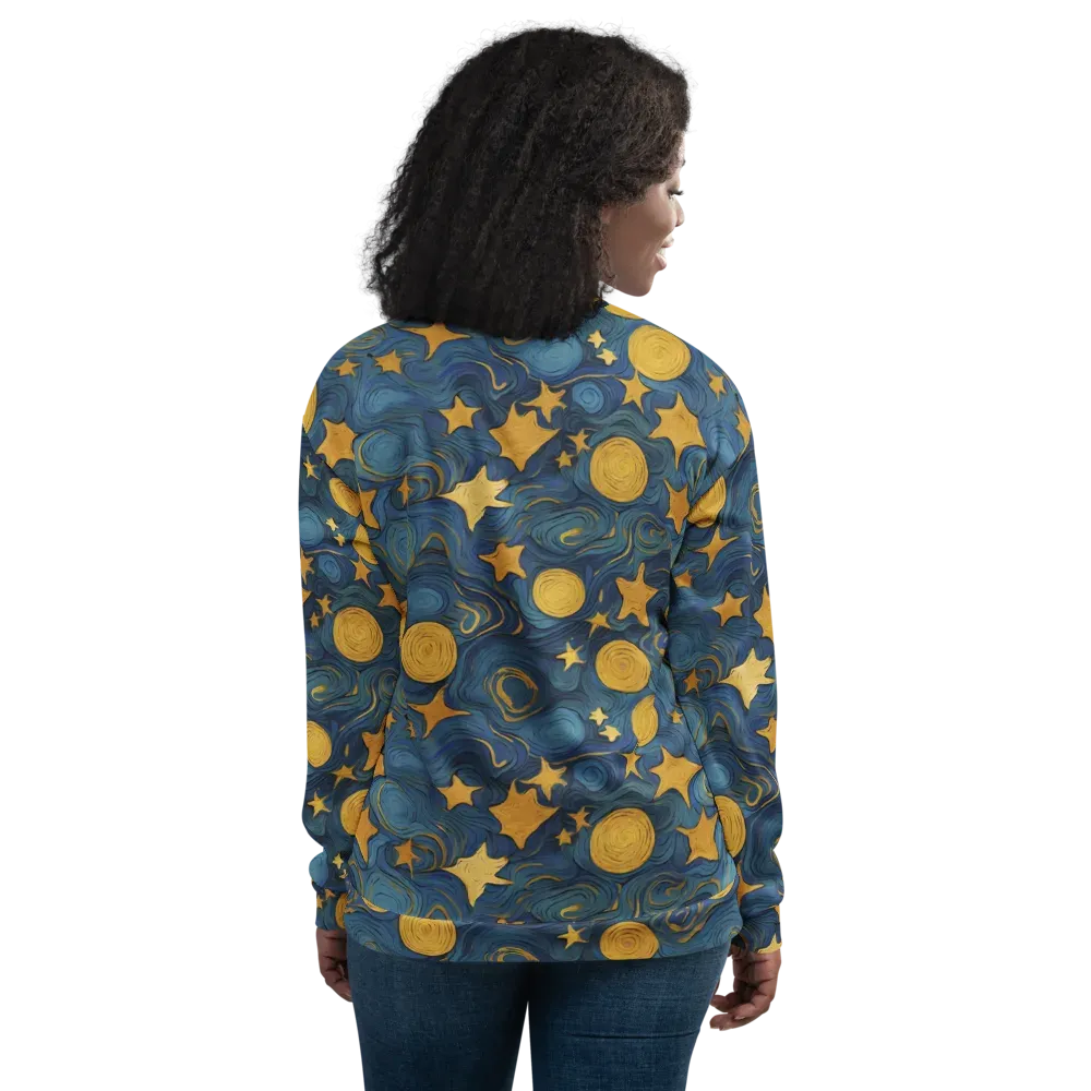 Gilded Galaxy on Bomber Jacket — Back