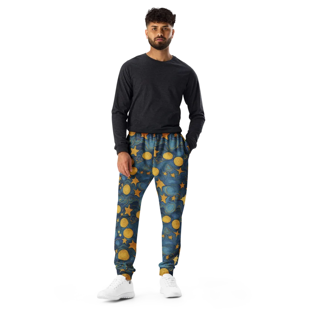 Gilded Galaxy on Men's Joggers — Front