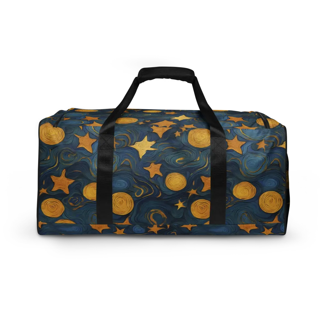 Gilded Galaxy on Duffle Bag — Back