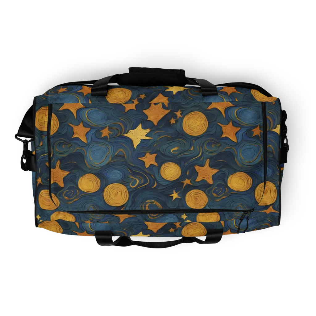 Gilded Galaxy on Duffle Bag — Top