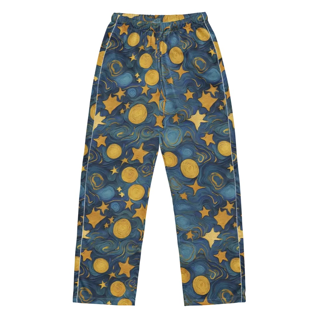 Gilded Galaxy on Women's Pajama Pants — Front