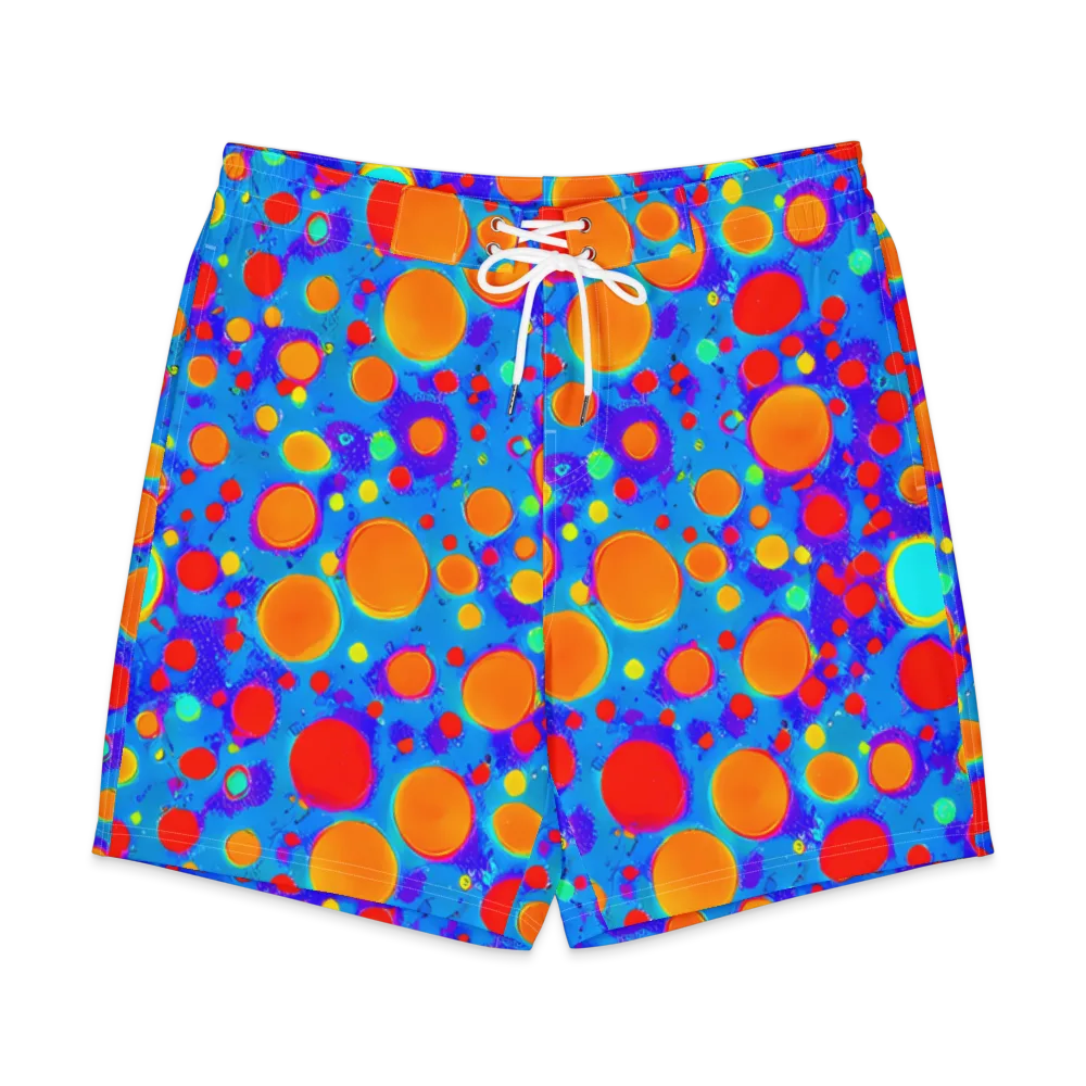 Chromatic Bubblebath on Men's Board Shorts — Front