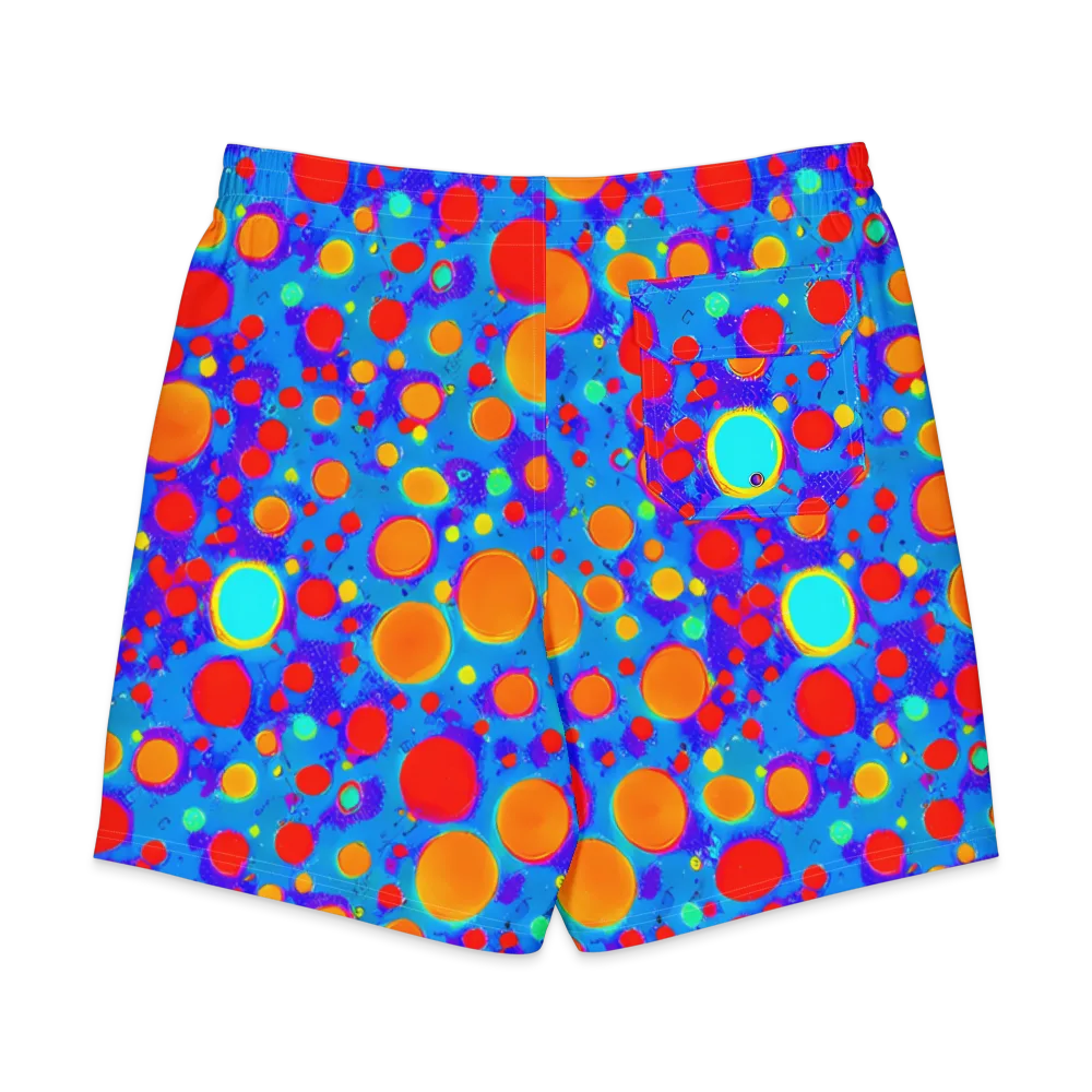 Chromatic Bubblebath on Men's Board Shorts — Back