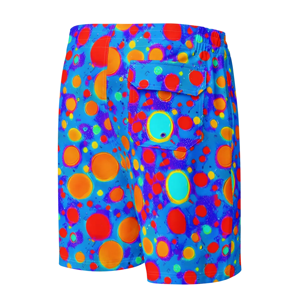Chromatic Bubblebath on Men's Board Shorts — Back